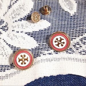 3 items free shipping Tory Burch enamel earrings